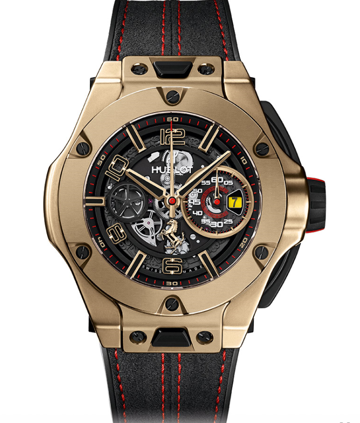 AAA Replica Hublot Big Bang Ferrari Unico Magic Gold Watch 402.MX.0138.WR